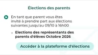 Accès plateforme de vote